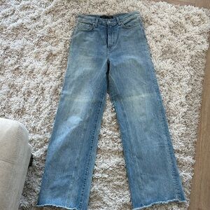 Veronica Beard Wide Leg Tulum Wash Jeans Size 28